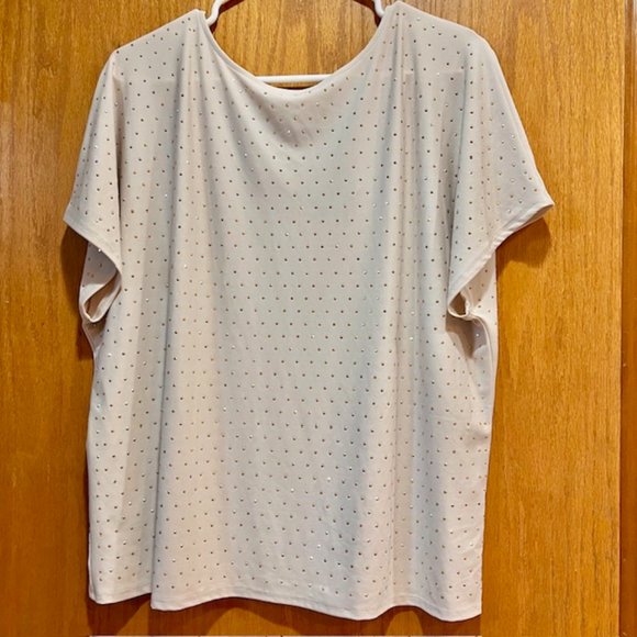 Jennifer Lopez Gold Rhinestone Shoulder Top, Jennifer Lopez Tops, JLO Clothing - Picture 1 of 13